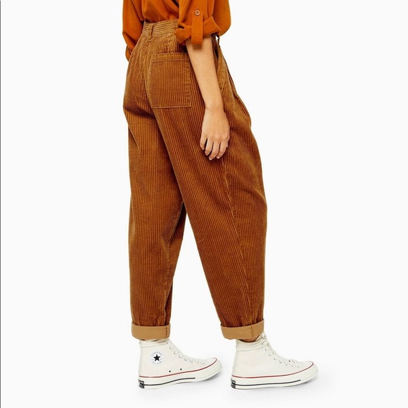 Topshop Pants - TopShop Corduroy Peg Leg Pant Size 10